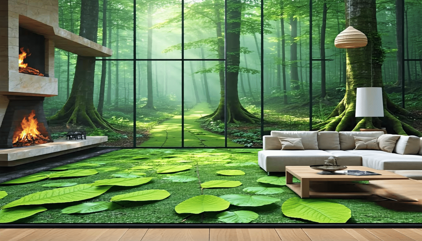 Réaliser un carrelage souple avec des feuilles mortes