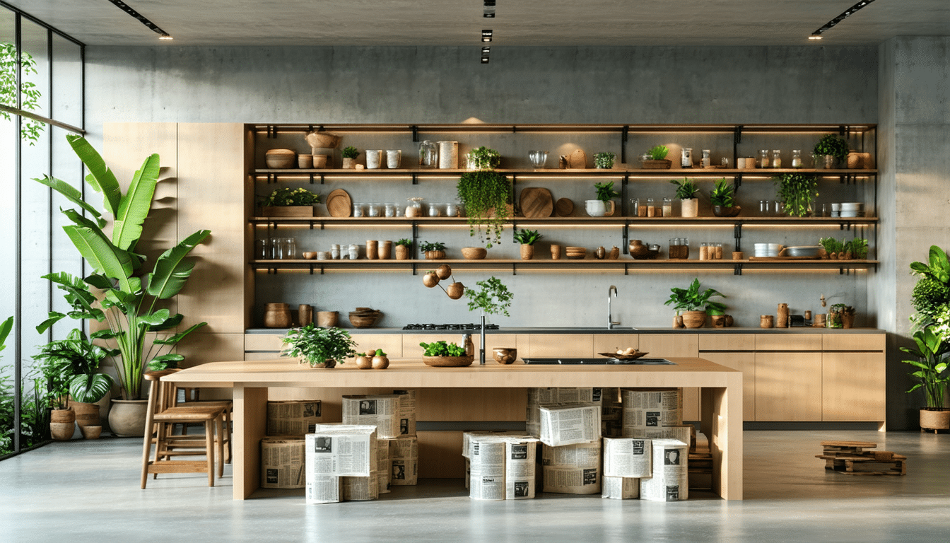découvrez comment rénover votre cuisine de façon écologique avec du mobilier en papier recyclé résistant à l'humidité. alliez design contemporain et respect de l'environnement grâce à des solutions innovantes et durables pour votre intérieur.