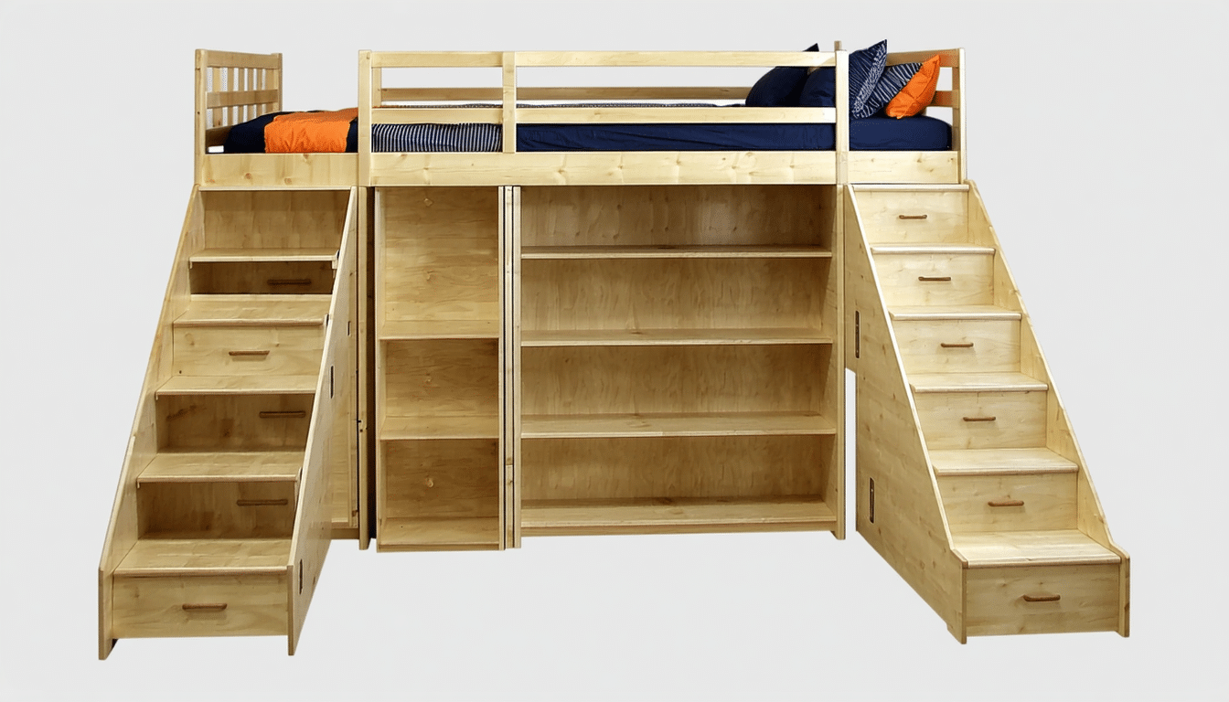 Construire une mezzanine amovible pour lit gonflable