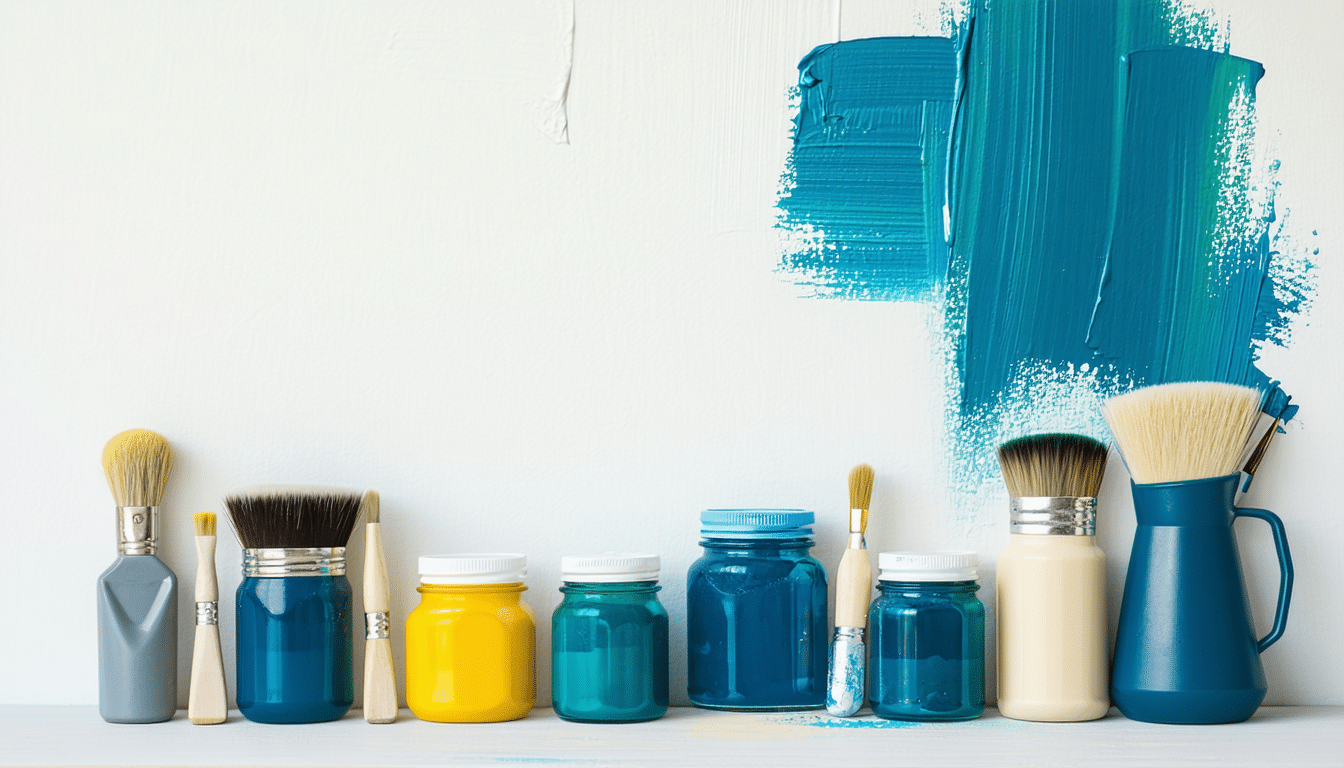 Réaliser une peinture mate sur une surface liquide
