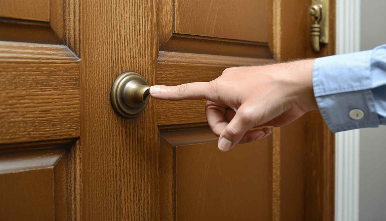 Remplacer une poignée de porte par un geste amical